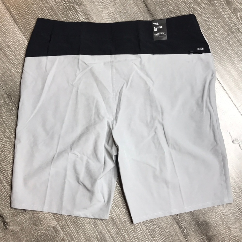 Hurley alpha trainer board shorts grey gray black - Picture 2 of 8